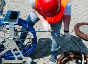Inspección de tuberías con cámara CCTV
