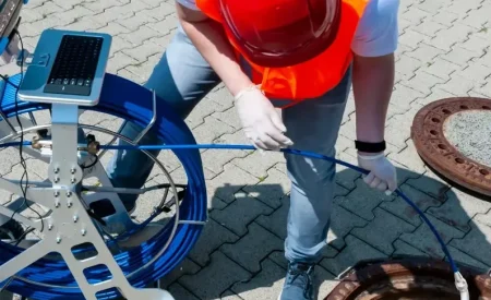 Inspección de tuberías con cámara CCTV